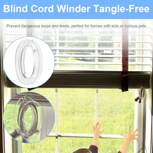 12 Pack Blind Cord Winder, Safety Cord Organizer for Blinds and Shades