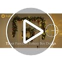 Brightown Ornaments Christmas Garland with Lights, 9Ft Prelit Holiday Decor