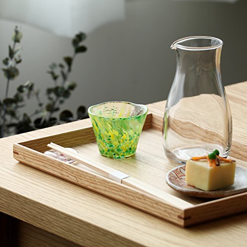 Aderia Glass Yamawaka Tsugaru Vidro Sake Cup 1.7 fl oz Handmade Japanese Glassware