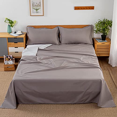Waterproof Flat Sheet 90x98 Inches - Pet Hair Resistant Furniture Cover