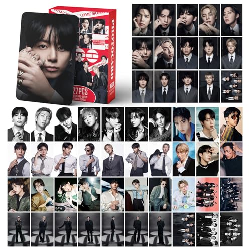 Photocard Album Set with 55 Lomo Cards and 72 Stickers for DIY Scrapbooking