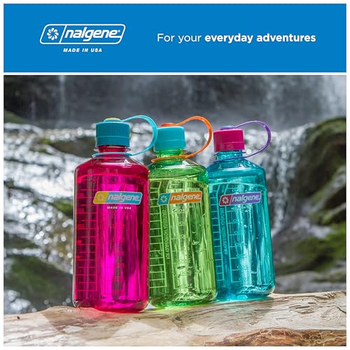 Nalgene 32 oz Narrow Mouth Water Bottle Amethyst BPA-Free Reusable