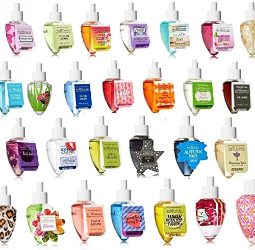 Assorted Home Fragrance Wallflower Refill Bulbs - 6 Pack Variety Bundle