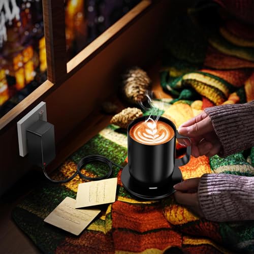 OatXtorpor Charging Coaster for Temperature Control Smart Mug - Compatible with Emb BER 1 & 2 Generation, Black