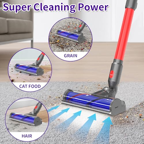 Direct Drive Vacuum Brush Head for Cordless Stick Vacuums
