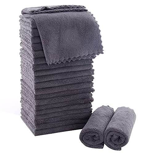MOONQUEEN Ultra Soft Premium Washcloths Set - 12 x inches 24 Pack