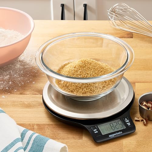 Digital Kitchen Food Scale with Stainless Steel Platform & LCD Display, 11lb
