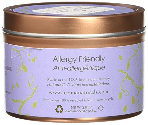 Lavender Soy Tin Candle - 2 Pack, Natural Aromatherapy, 15 Hour Burn