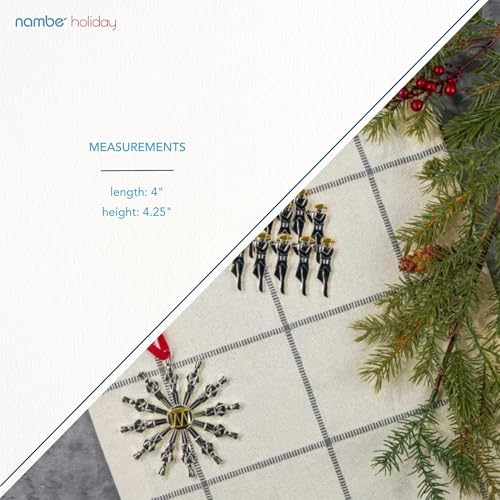 Nambé Twelve Days of Christmas Hanging Tree Ornament - 12 Drummers Drumming