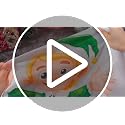 Farmhouse Christmas Door Decorations 4-Pc Set | Santa Reindeer Holiday Banner