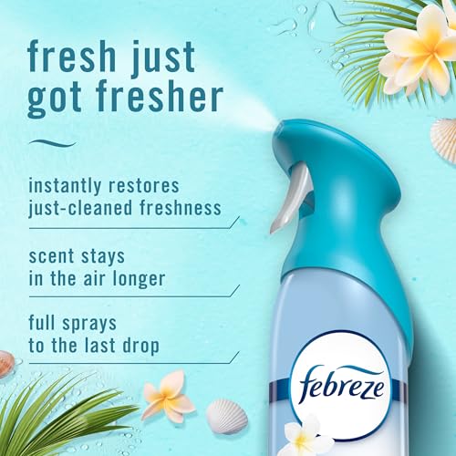 Air Freshener Spray, Bora Bora Waters Scent, Odor Eliminator (Pack of 6)