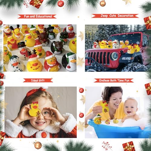 Rubber Duck Advent Calendar - 24 Day Christmas Countdown Toy Set for Kids