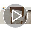 Waterproof Stretch Chair Covers for Dining Room - Set of 4, Taupe