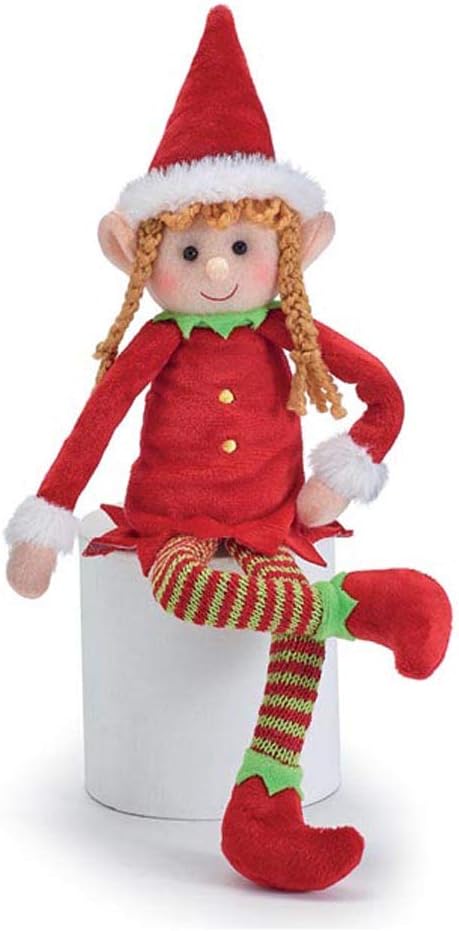 Skiennix Plush Christmas Girl Elf Doll - Adorable Holiday Decor | Perfect Gift for Kids