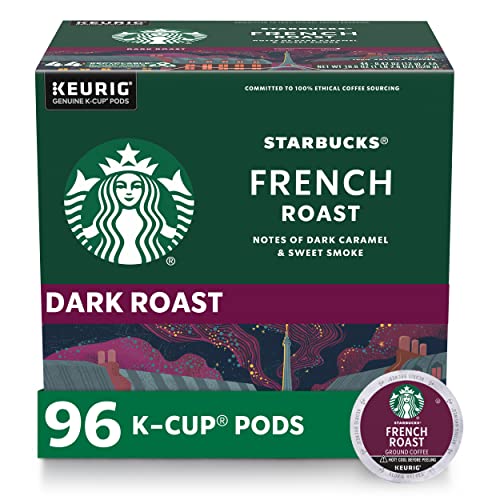 Starbucks French Roast Dark K-Cup Coffee Pods 96 Count