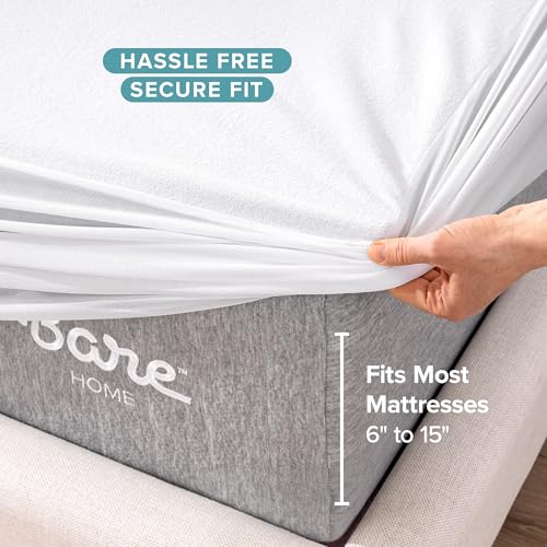 Queen Size Waterproof Mattress Protector - Breathable & Noiseless