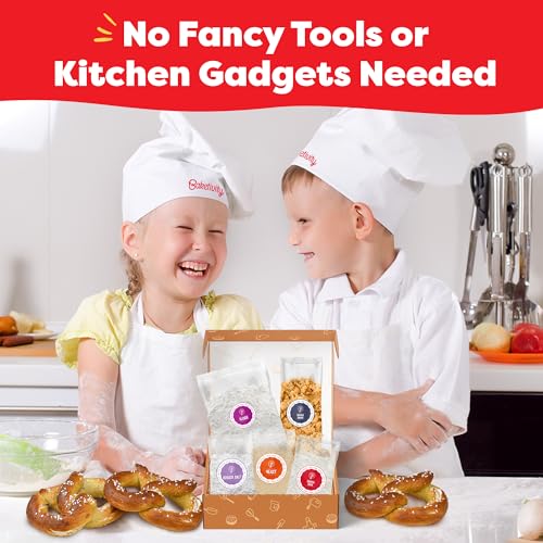 Kids Baking Kit Bundle – Cake Pop & Soft Pretzel DIY Cooking Sets