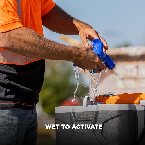 Evaporative Cooling Towel for Sports and Outdoor Relief, 13 x 29.5 Inches