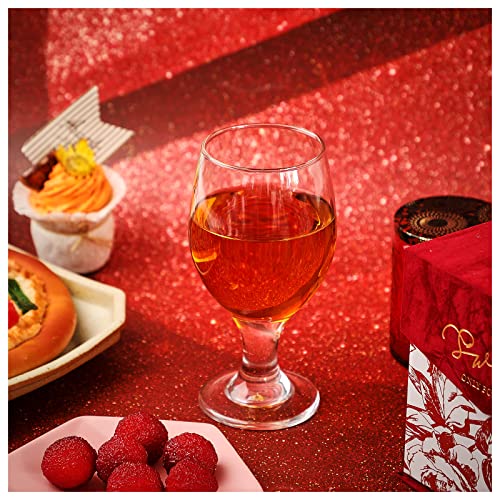 30-Piece Crystal Water Goblet Set, 13.5 oz Stemmed Drinking Glasses
