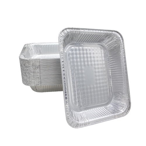 LeePhorn Aluminum Pans 9x13 Disposable Foil Pans Half Size (30Pack) Baking Pans Roasting Pan Great for Cooking, Heating, Storing