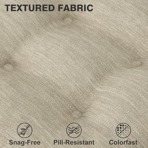 Dual-Layer Memory Foam Dining Chair Cushions, 16.5 x 16.5 Inch, 6 Pack