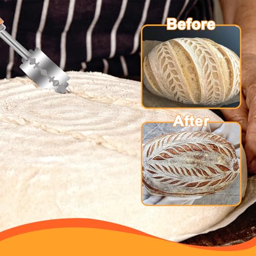 40-Pack Sourdough Bread Lame Blades - Stainless Steel Scoring Refills
