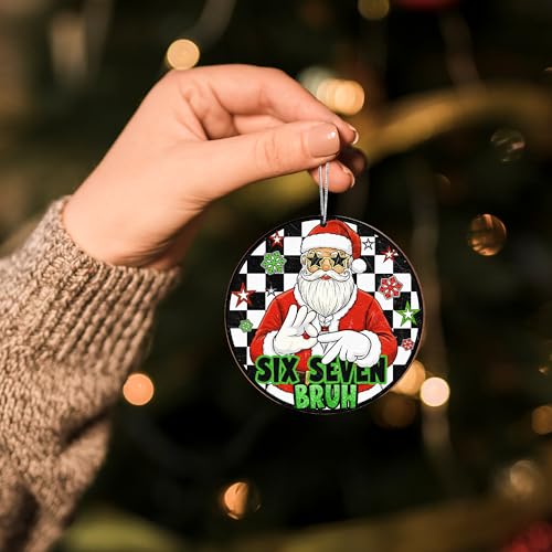 67 Christmas Ornament - Funny Meme Holiday Decor for Tree, Gifts & Gag Gifts