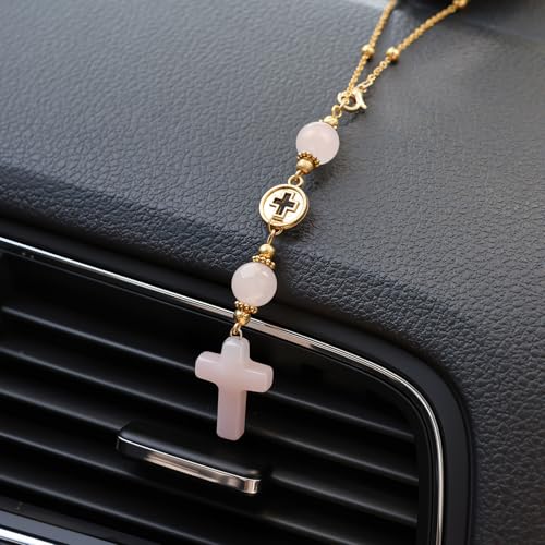 Sunflower Car Rear View Mirror Hanging Ornament Gold Tone Charm