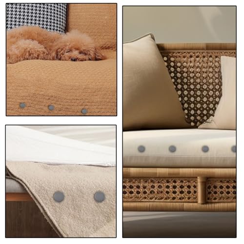 15 Grey Bed Skirt Twist Pins - Durable Fabric Fasteners for Upholstery