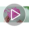 65 Pcs Tropical Summer Christmas Tree Ornaments Set with Flamingo Topper