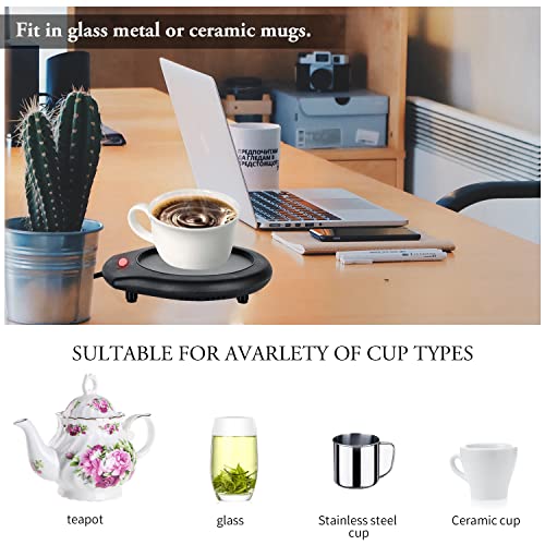 Electric Candle Warmer and Mug Warmer for Large Jars, Coffee, and Tea