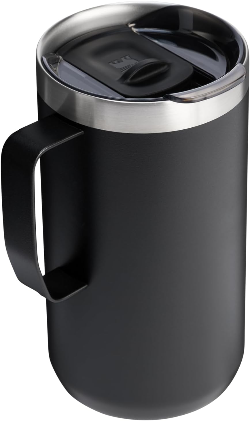 STANLEY Everyday Camp Mug - Insulated Stainless Steel Coffee Mug with Drink Through Lid | BPA-Free