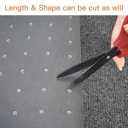 Clear Carpet Runner, 72 x 36 Inch Heavy Duty Vinyl Protection for Carpets