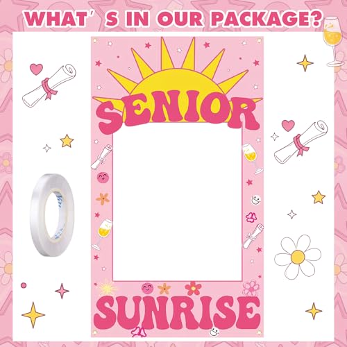 Senior Sunrise Photo Frame - Square 2027 Graduation Photo Props