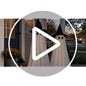2-Pack Light Up Halloween Standing Ghost Decor with Tripod Lights