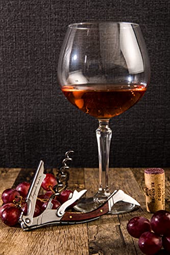Laguiole Style de Vie Rosewood Corkscrew with Lever & Honey Bee Logo