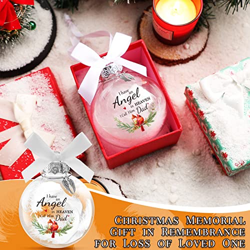 Yinder Dad Memorial Christmas Ornaments - Bereavement Sympathy Gift for Loss of Mom