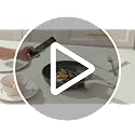 Nonstick Granite Frying Pan with Glass Lid - 10 Inch Skillet for All Stovetops