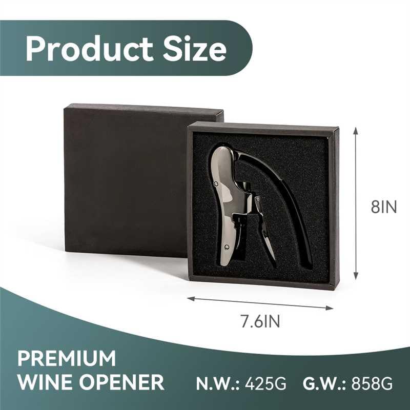 Rabbit Wine Opener Set with Foil Cutter - Heavy-Duty Zinc Alloy Sommelier Corkscrew
