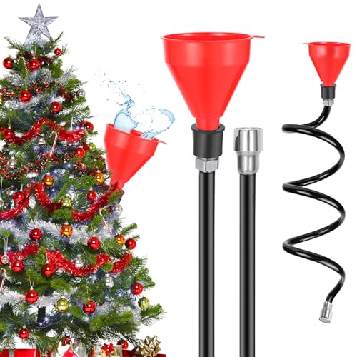 Christmas Tree Watering Funnel System with 45-Inch Flexible Hose
