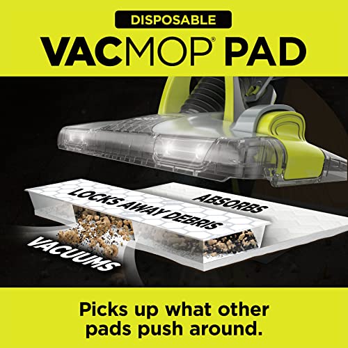 Disposable Hard Floor Pad Refills - 46-Count Multi-Layer Vacuum Mop Pads