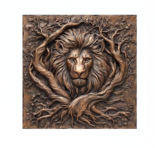 Rustic Copper Wall Art Panel - Handmade UV-Printed Decorative Decor