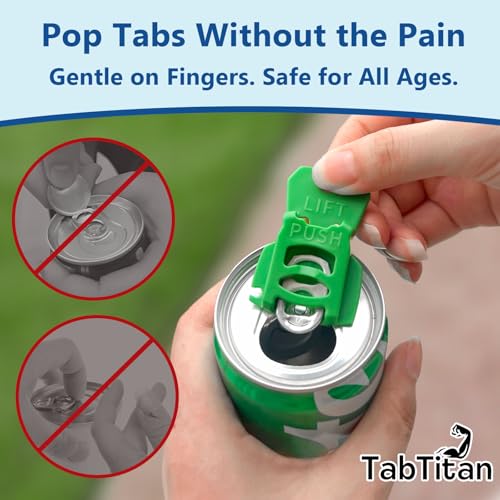 6-Pack Soda Can Opener and Drink Lid Cover Set – Reusable Tab Protectors