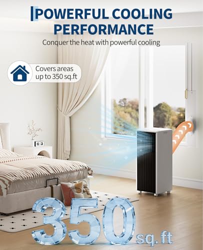 Portable Air Conditioner 3-in-1 8000 BTU AC Unit with Dehumidifier and Fan