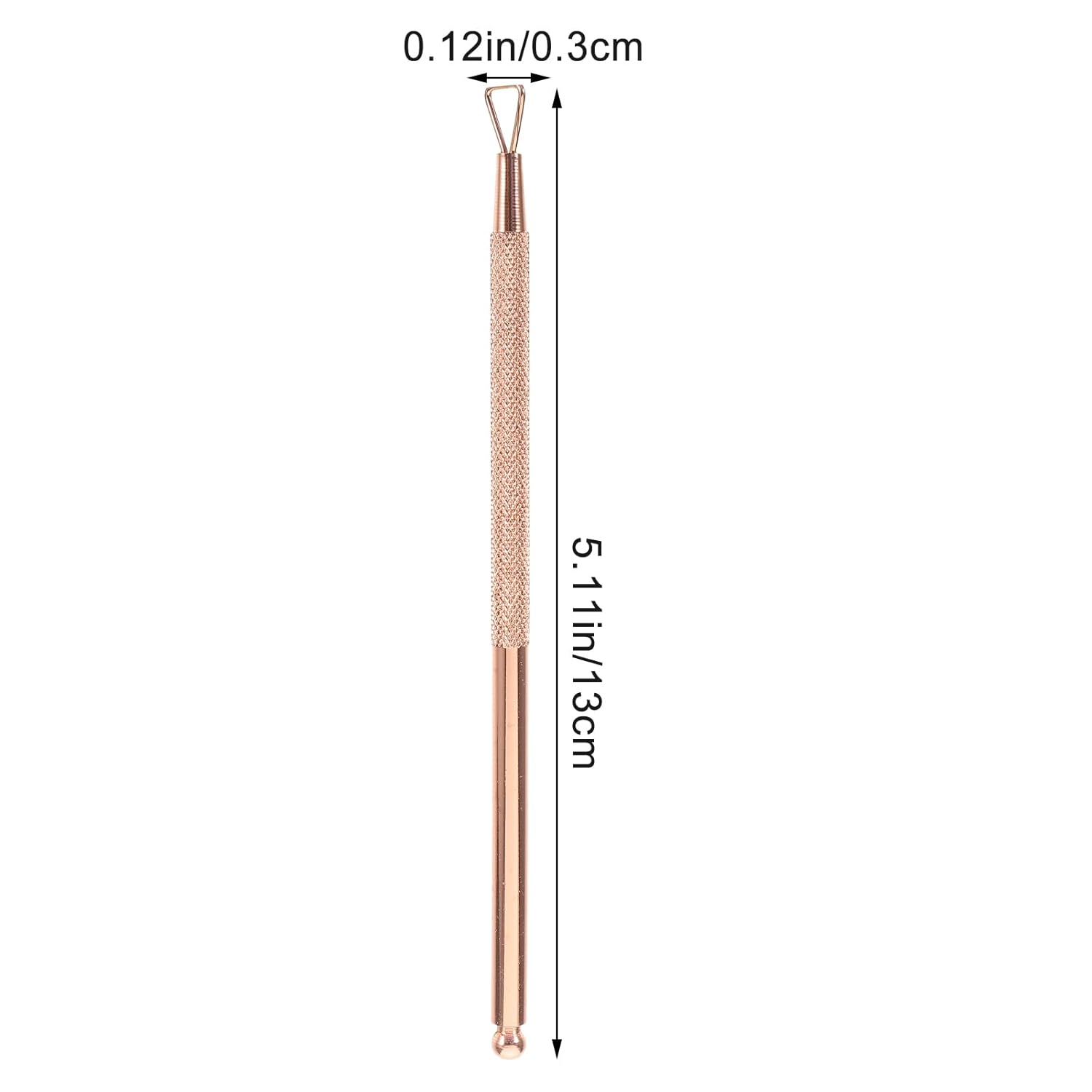 Uonlytech Stainless Steel Cuticle Pusher - Gel Polish Remover Tool for Manicure & Pedicure