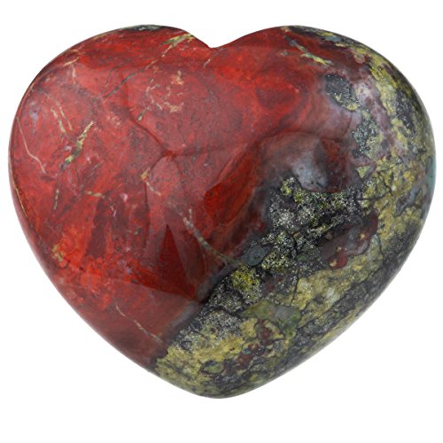 Heart-Shaped Healing Crystal Worry Stone for Meditation and Chakra Balancing