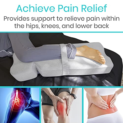 Memory Foam Leg Pillow for Side Sleepers - Hip & Knee Pain Relief