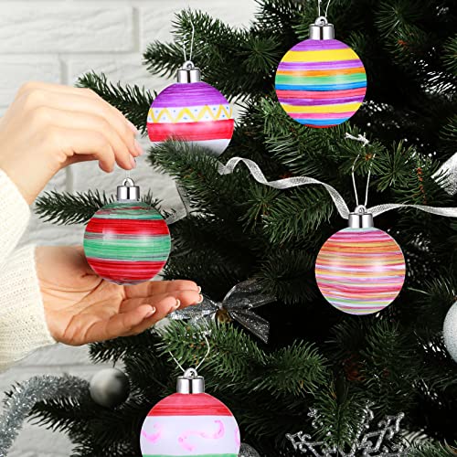 2'' Christmas Tree DIY Plain Ball Ornament Making Kit Decoration