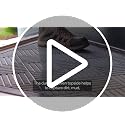 Gorilla Grip Waterproof All-Season Doormat 29x17 Gray Diamond