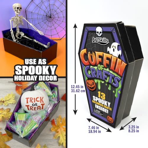 Halloween Advent Calendar Craft Kit for Kids - 13 Spooky DIY Crafts